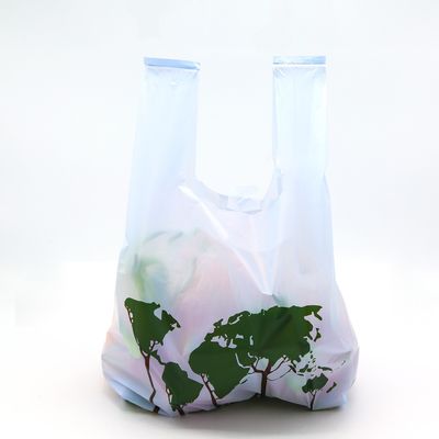 AISUN Customise Printed Direct Factory Sale 100% биоразлагаемые PLA PBAT компостируемые сумки для супермаркетов