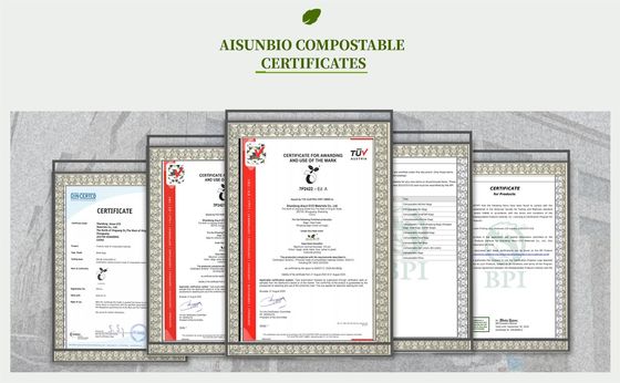 Hdpe биоразлагаемые сумки для покупок Компостируемые компостные сумки